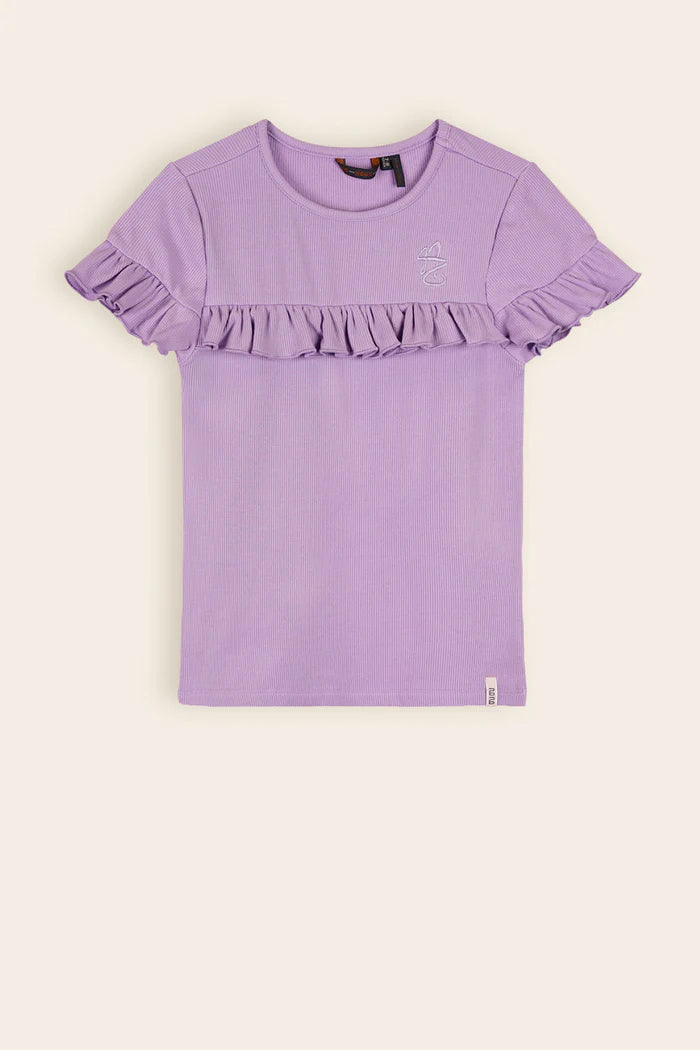 Kovan Rib Jersey Tshirt Lila Galaxy Lilac