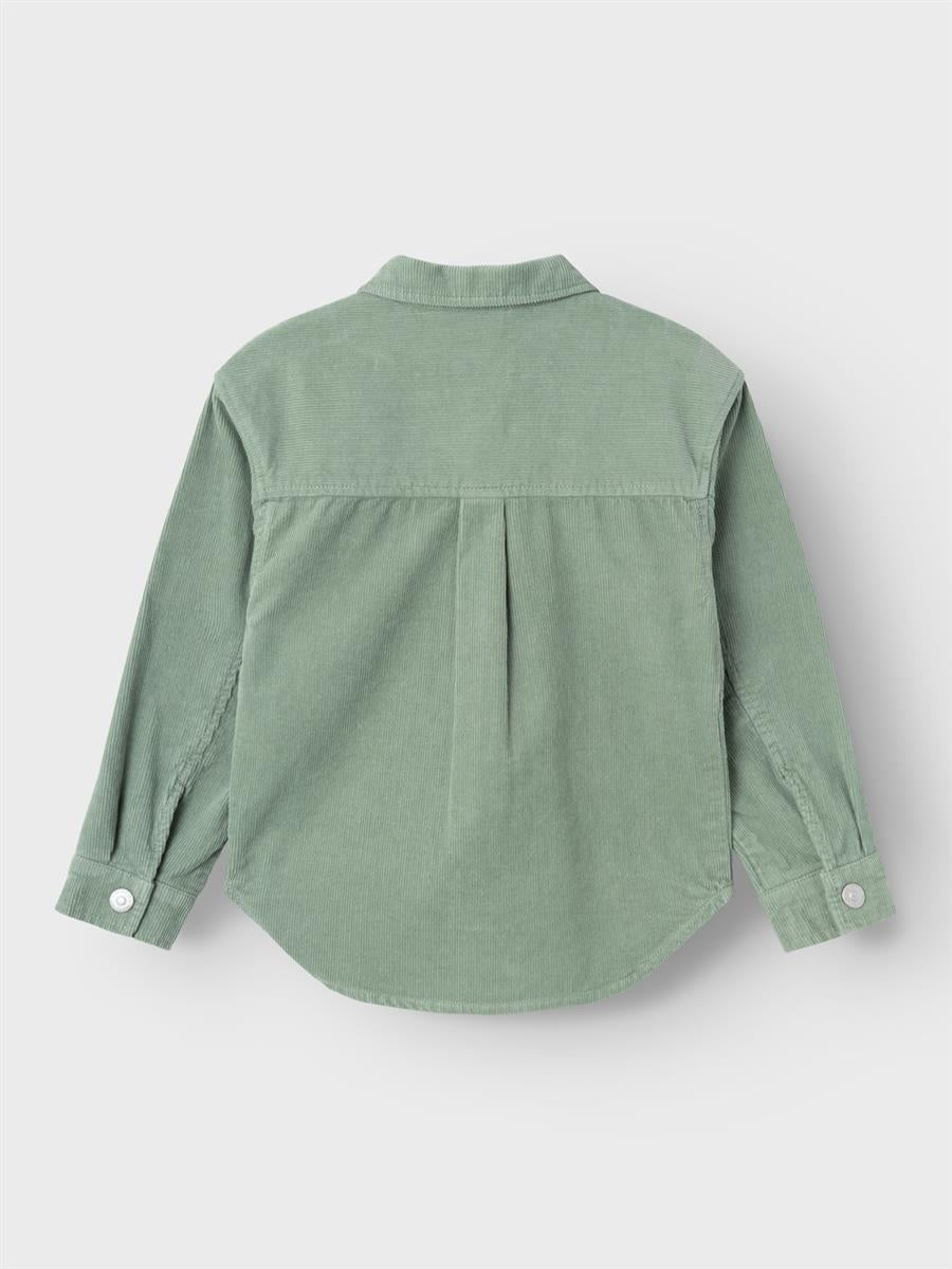 Name it-NKFSYS CORD LOOSE OVERSHIRT - Lily Pad