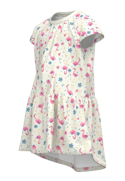 name it - NMFVIGGA CAPSL DRESS F1 NOOS - White Alyssum