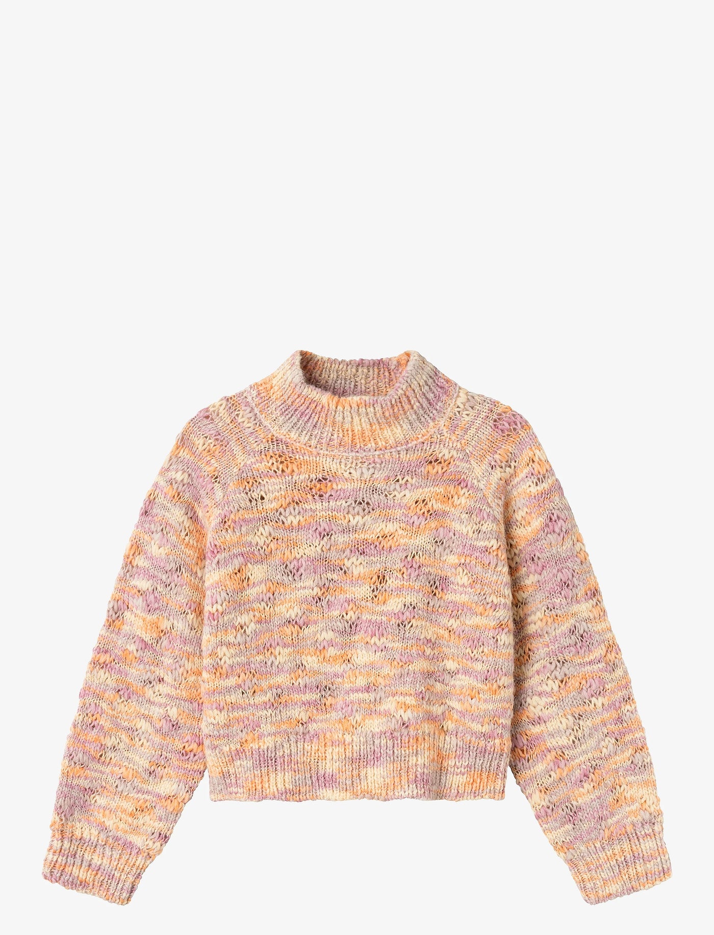 Name it-NKFOBBELINA LS SHORT KNIT - Peach Bloom