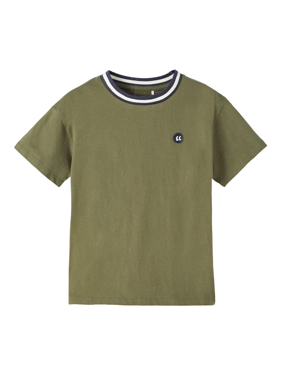 name it - NKMVARTY SS BOXY TOP F - Olive Night