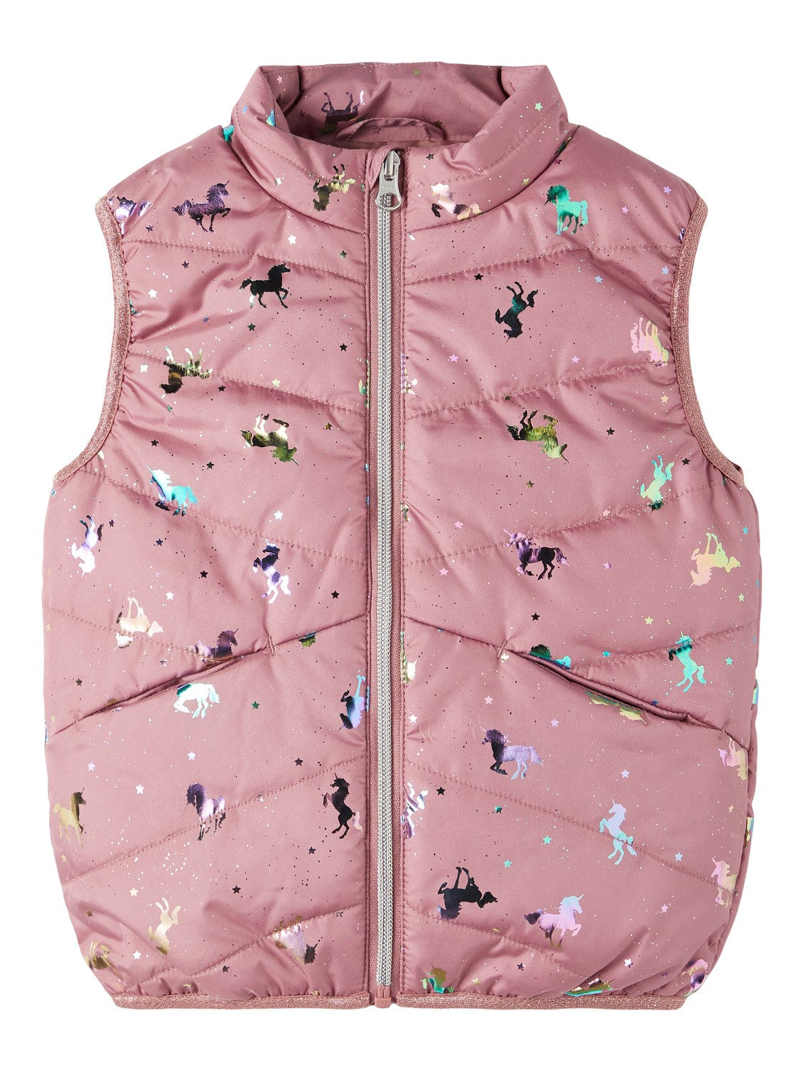 name it - NMFMYLANE AOP VEST5 - Nostalgia Rose