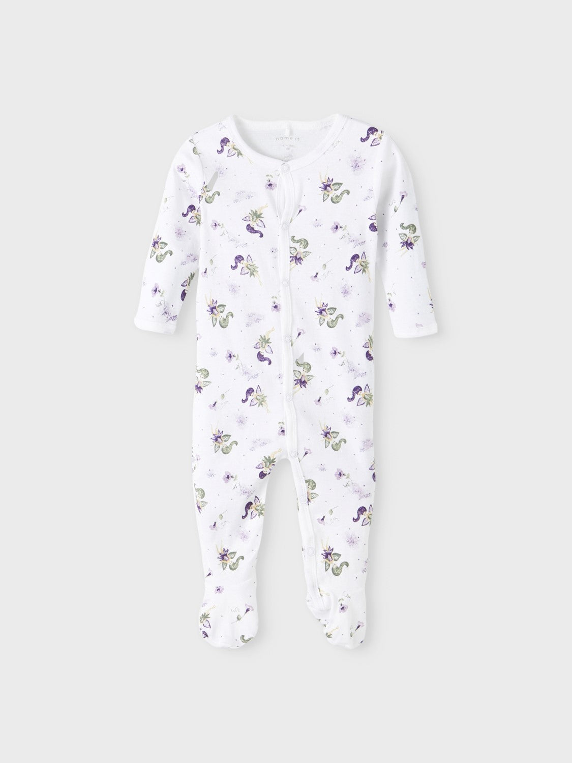 name it - NBFNIGHTSUIT 2P W/F ORCHID FAIRY NOOS - Orchid Petal