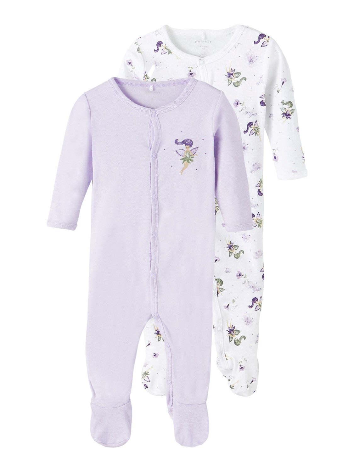 name it - NBFNIGHTSUIT 2P W/F ORCHID FAIRY NOOS - Orchid Petal