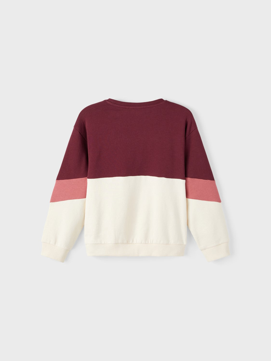 name it - NKFOCUT LS BOXY SWEAT BRU - Fig