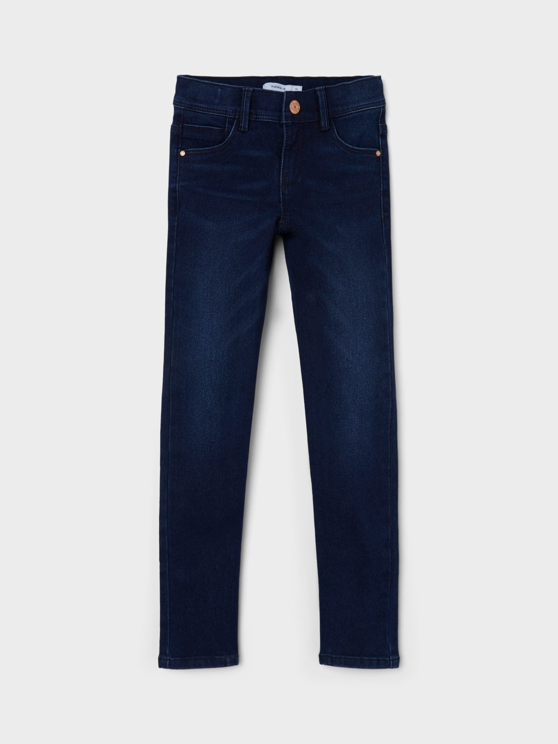 name it - NKFPOLLY DNMTAX PANT NOOS - Dark Blue Denim