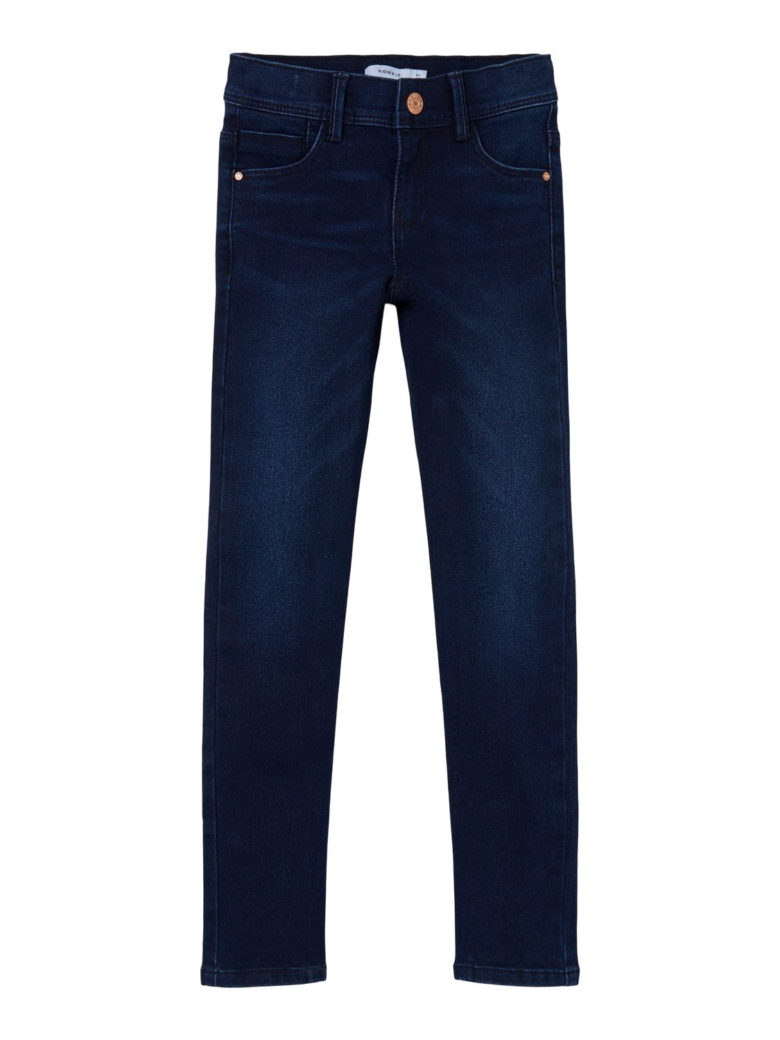 name it - NKFPOLLY DNMTAX PANT NOOS - Dark Blue Denim