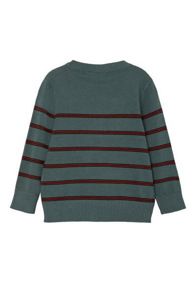 name it - NMMVITROELS LS KNIT R - Balsam Green