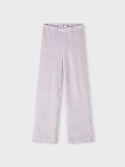 name it - NKFVELOA VELVET PANT R - Orchid Petal