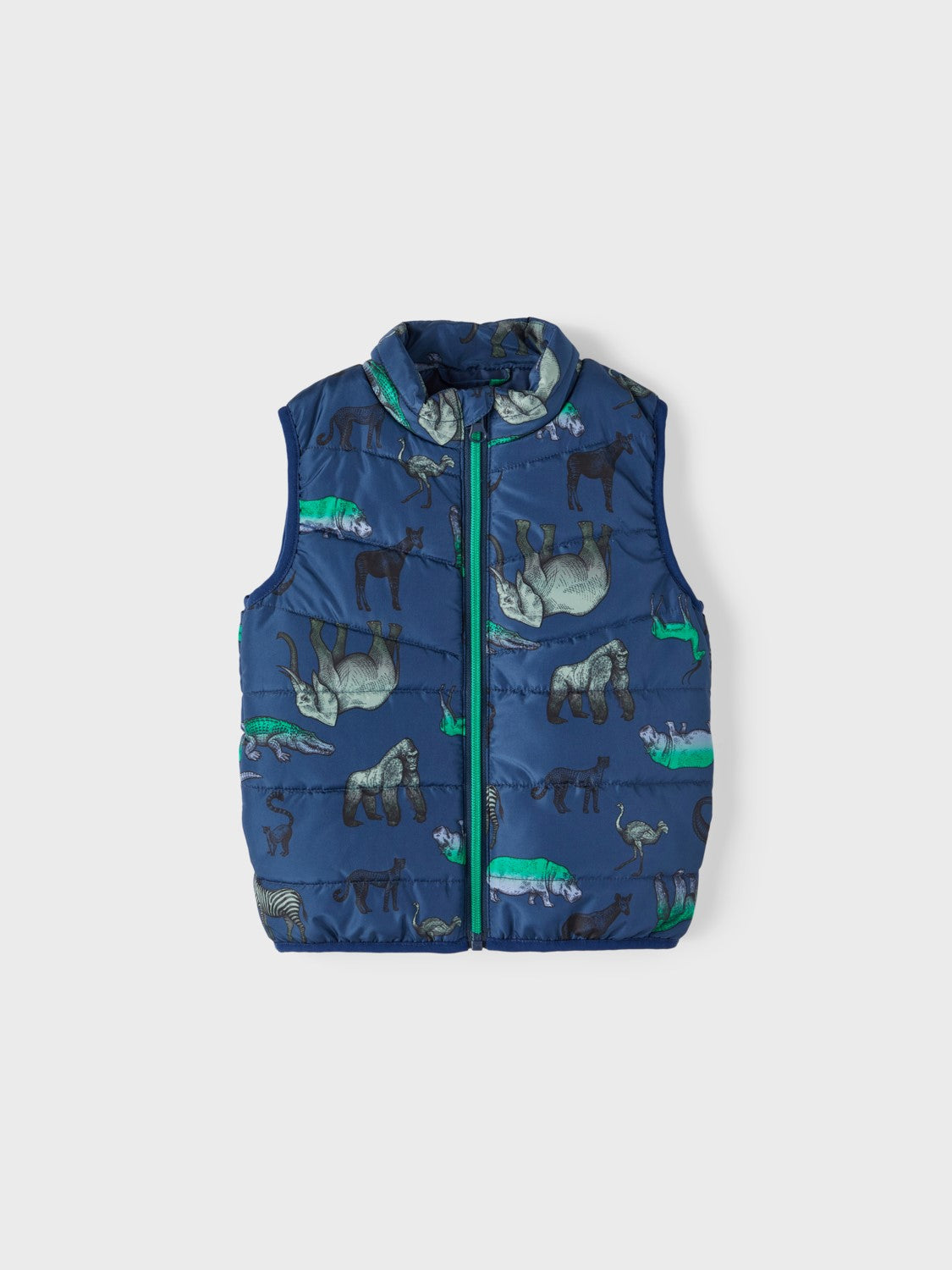 name it - NMMMYLANE VEST ANIMALS - Insignia Blue