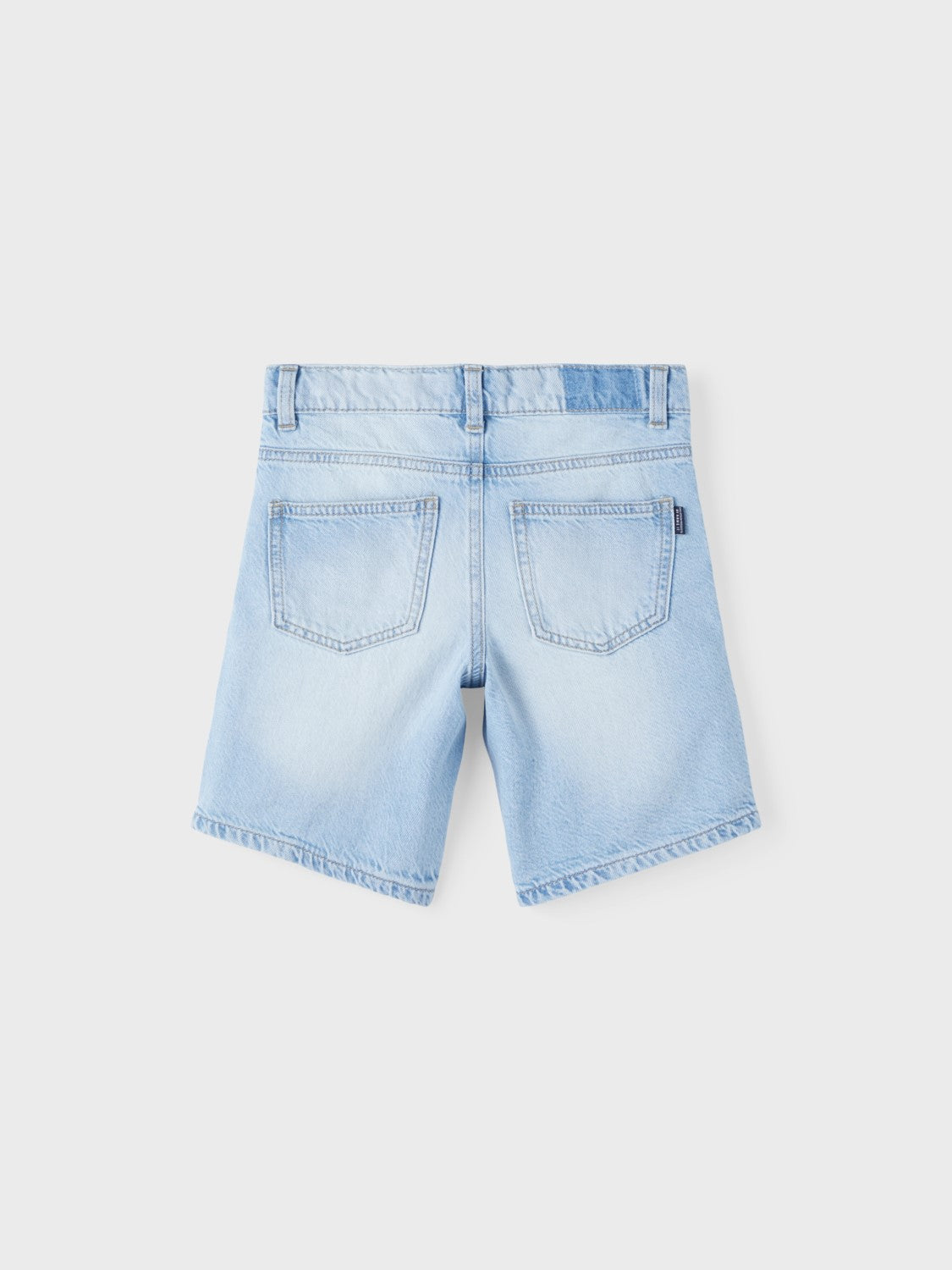 name it - NKMBEN LOOSE ST DNM LSHORTS 7383-OY NOOS - Light Blue Denim