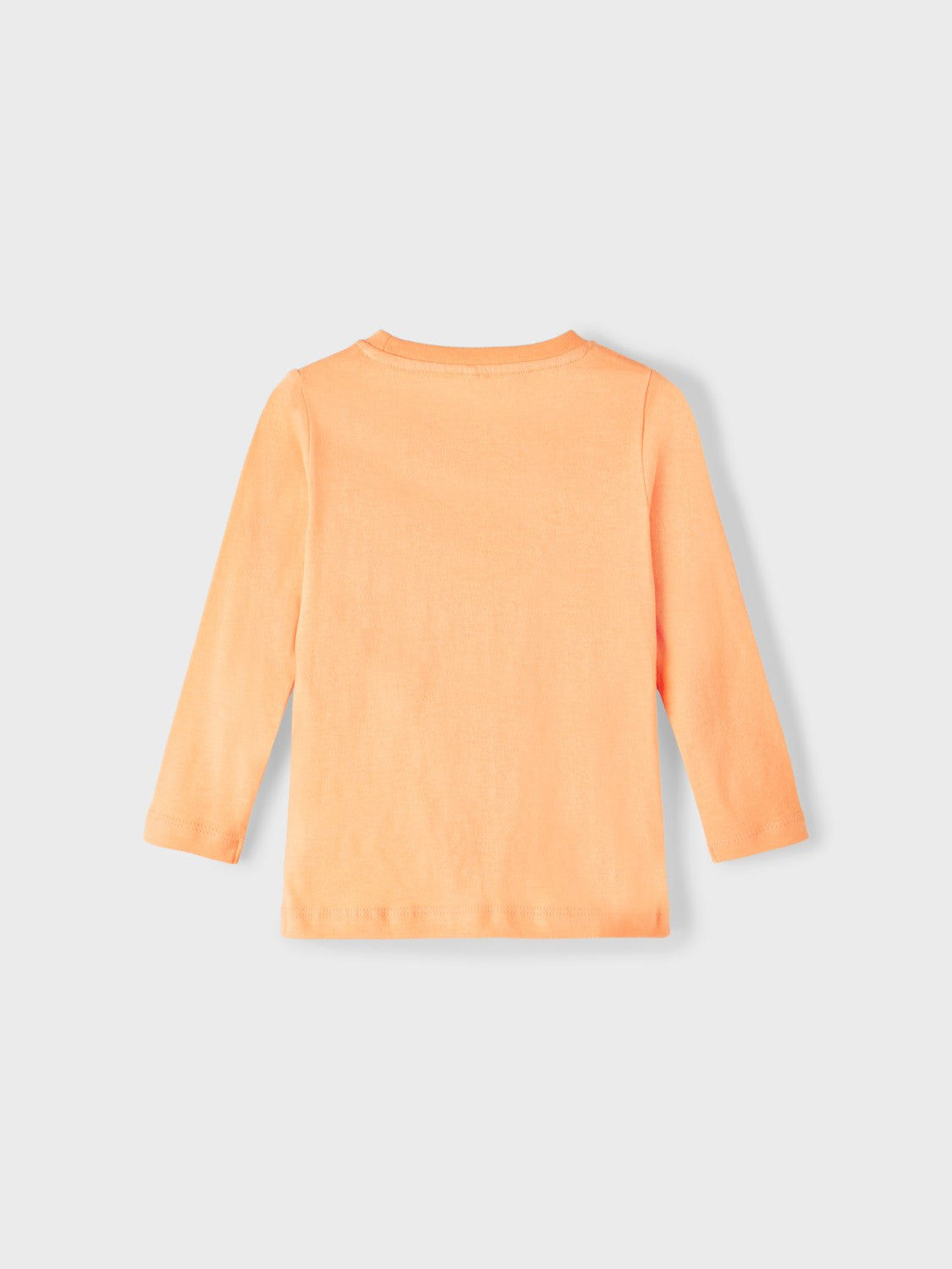 name it - NMFTHILDA LS TOP BOX - Orange Chiffon