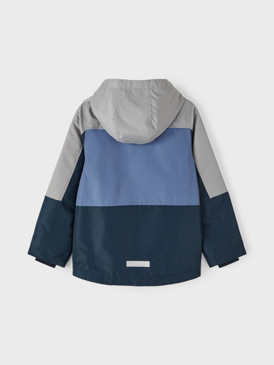 name it - NKMMAX JACKET BLUE BLOCK - Bijou Blue