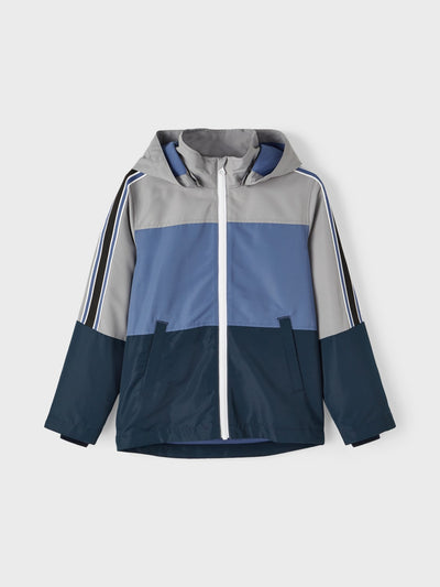 name it - NKMMAX JACKET BLUE BLOCK - Bijou Blue