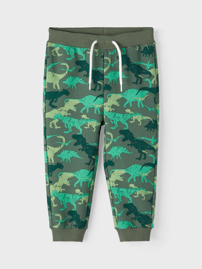 name it - NMMTELLE SWE PANT BRU PB - Duck Green