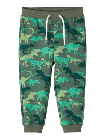 name it - NMMTELLE SWE PANT BRU PB - Duck Green