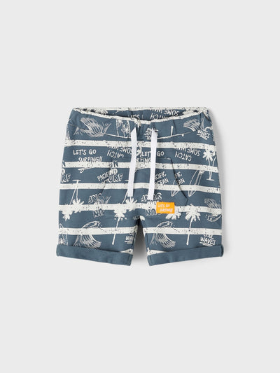 name it - NMMFRANK SWEAT SHORTS UNB - Stormy Weather