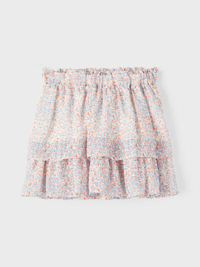 name it - NKFFISILK SKIRT - Peach Nectar