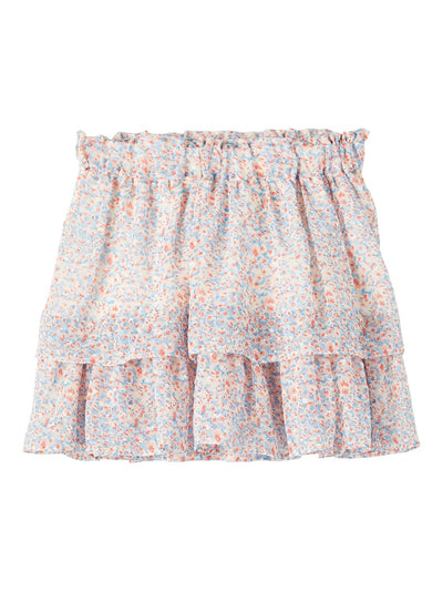 name it - NKFFISILK SKIRT - Peach Nectar