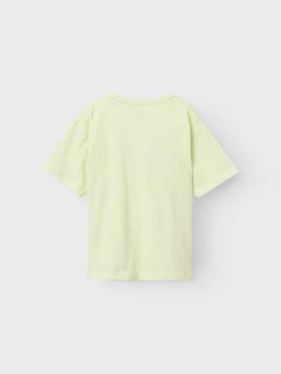 name it - NKMVAGNO SS LOOSE TOP F1 - Lime Cream