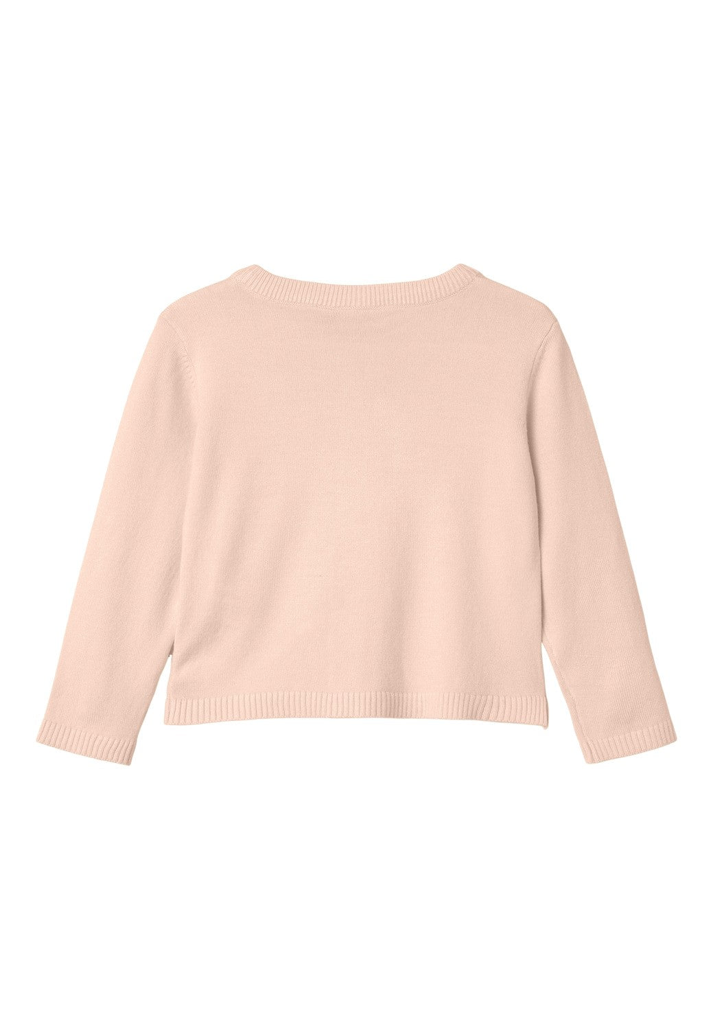 name it - NMFVALMA LS SHORT KNIT CARD D1 - Créme De Pêche