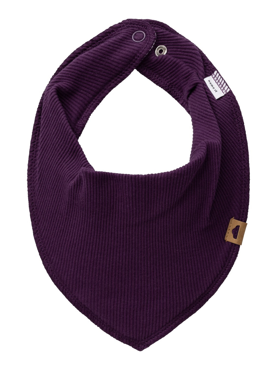 name it-NBFYVETTERANIE SCARF BIB RIB-Plum Purple