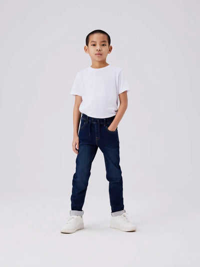 name it - NKMRYAN SLIM SWE JEANS 5225-TH NOOS - Denim Blue