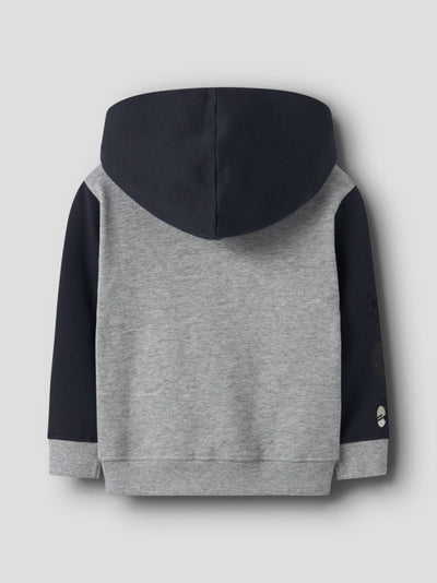 Name it-NMMNYREE LS NREG SWEAT CARD BRU-Grey Melange