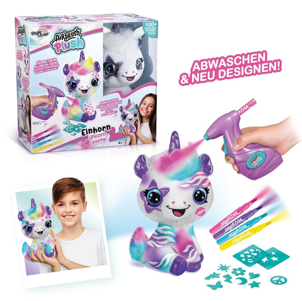 Airbrush Plush- Unicorn