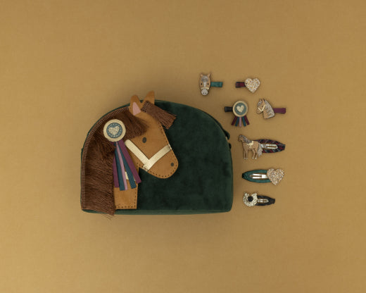 Mimi & Lula-PONY PAL VELVET BAG