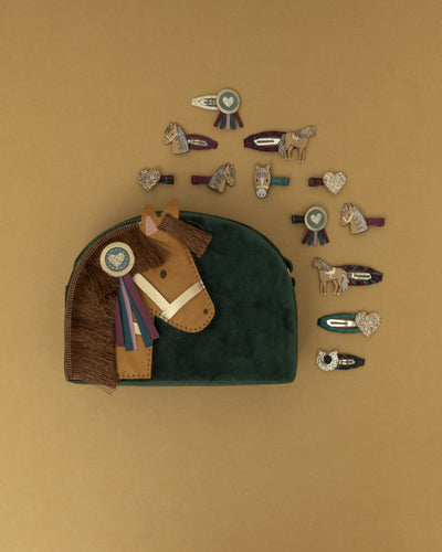 Mimi & Lula-PONY PAL VELVET BAG