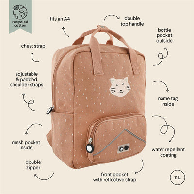 94-222 | Backpack groß - Mrs. Cat