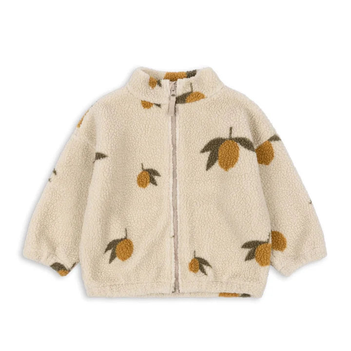 JODY TEDDY JACKET GRS - CITRON