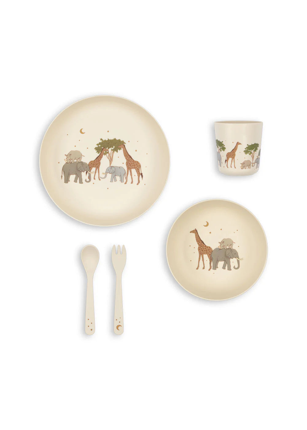 PLA DINNER SET SAFARI-ONE SIZE