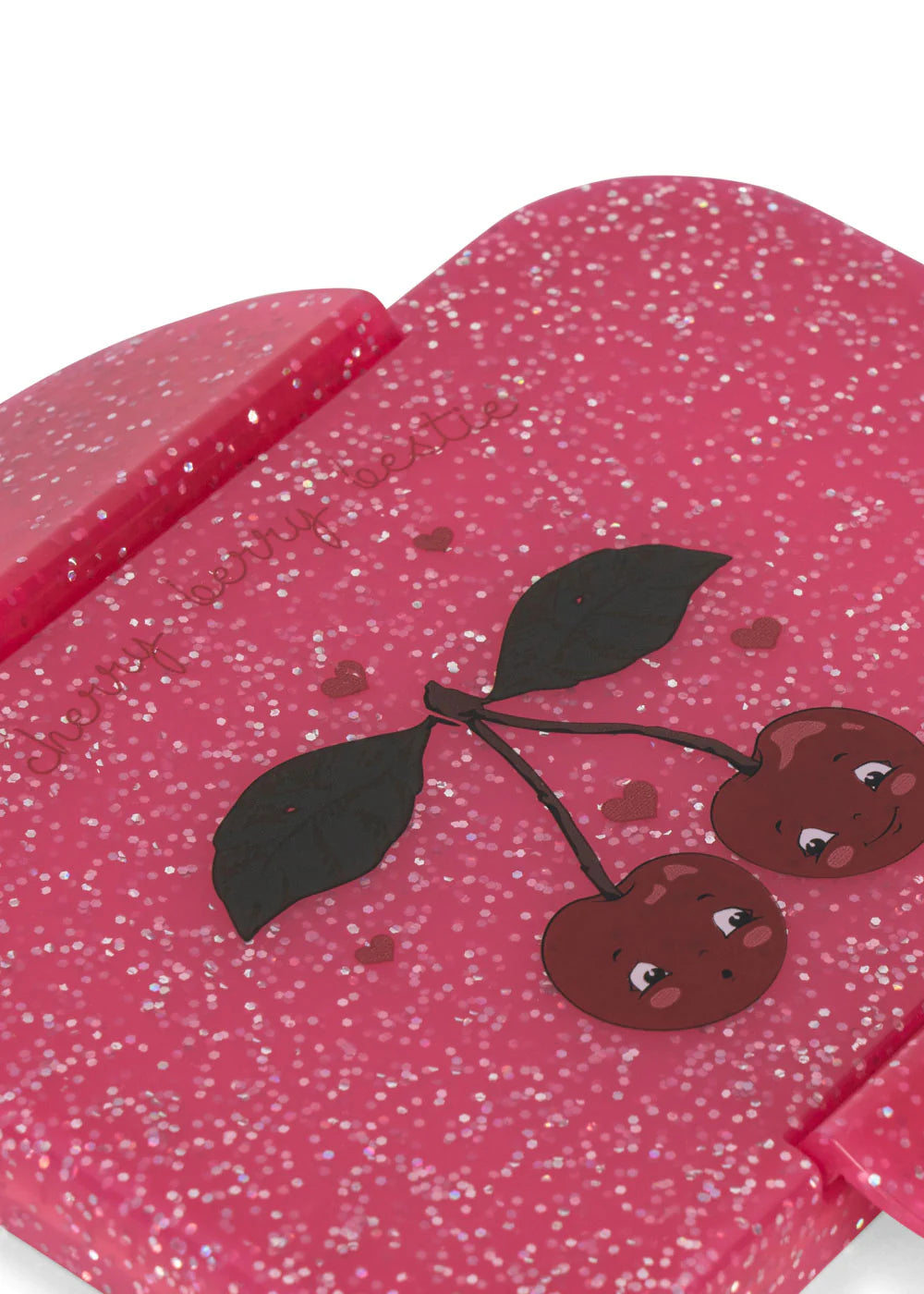 Konges Sloejd-LUNCH BOX GLITTER-CHERRY GLITTER