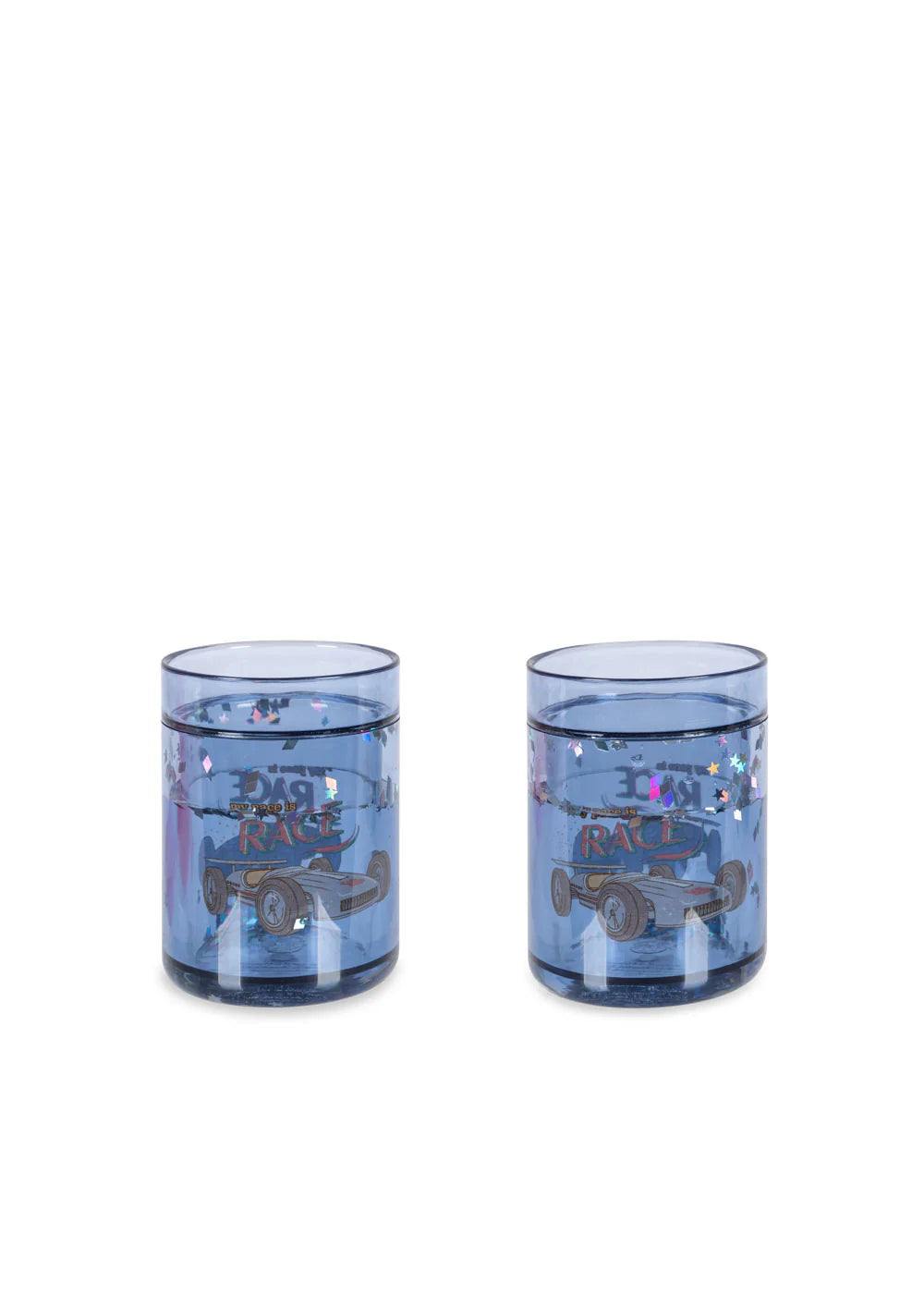 2 Pack Glitter Cups - Race