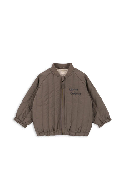 Konges Sloejd-JUNO BOMBER JACKET-WALNUT