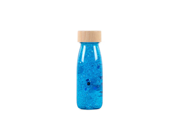 Petit Boum Float Bottle Blue - Sensorikspielzeug