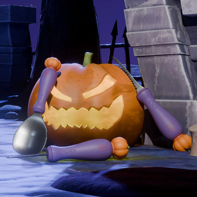 Legami Halloween -Kürbisschnitzset - Carve & Scare