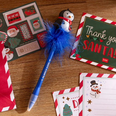 Leuchtender Kugelschreiber - Penguin - Writing is Magic