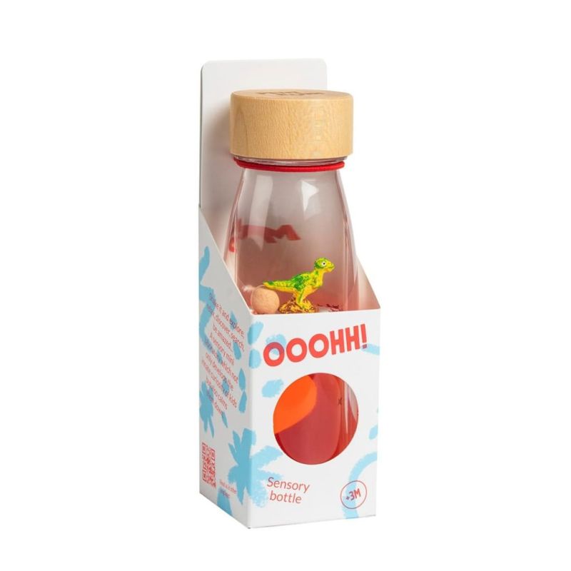 Petit Boum - Sensorikspielzeug "Move Bottle T-Rex
