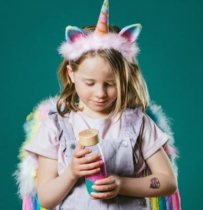 Petit Boum-Sound Bottle Unicorn Sensorik Spielzeug