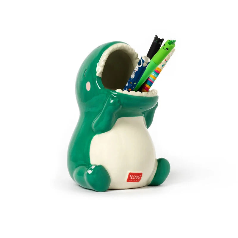 Keramik-Stiftehalter - Desk Friends Dino