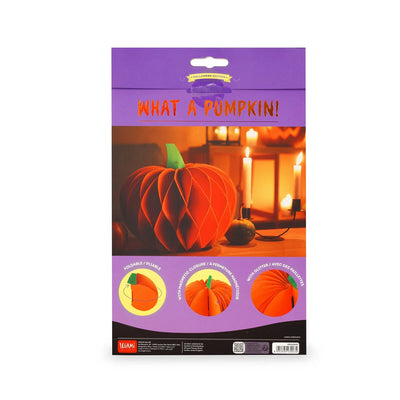 Legami Faltbarer Halloween -Kürbis aus Papier - What a Pumpkin!