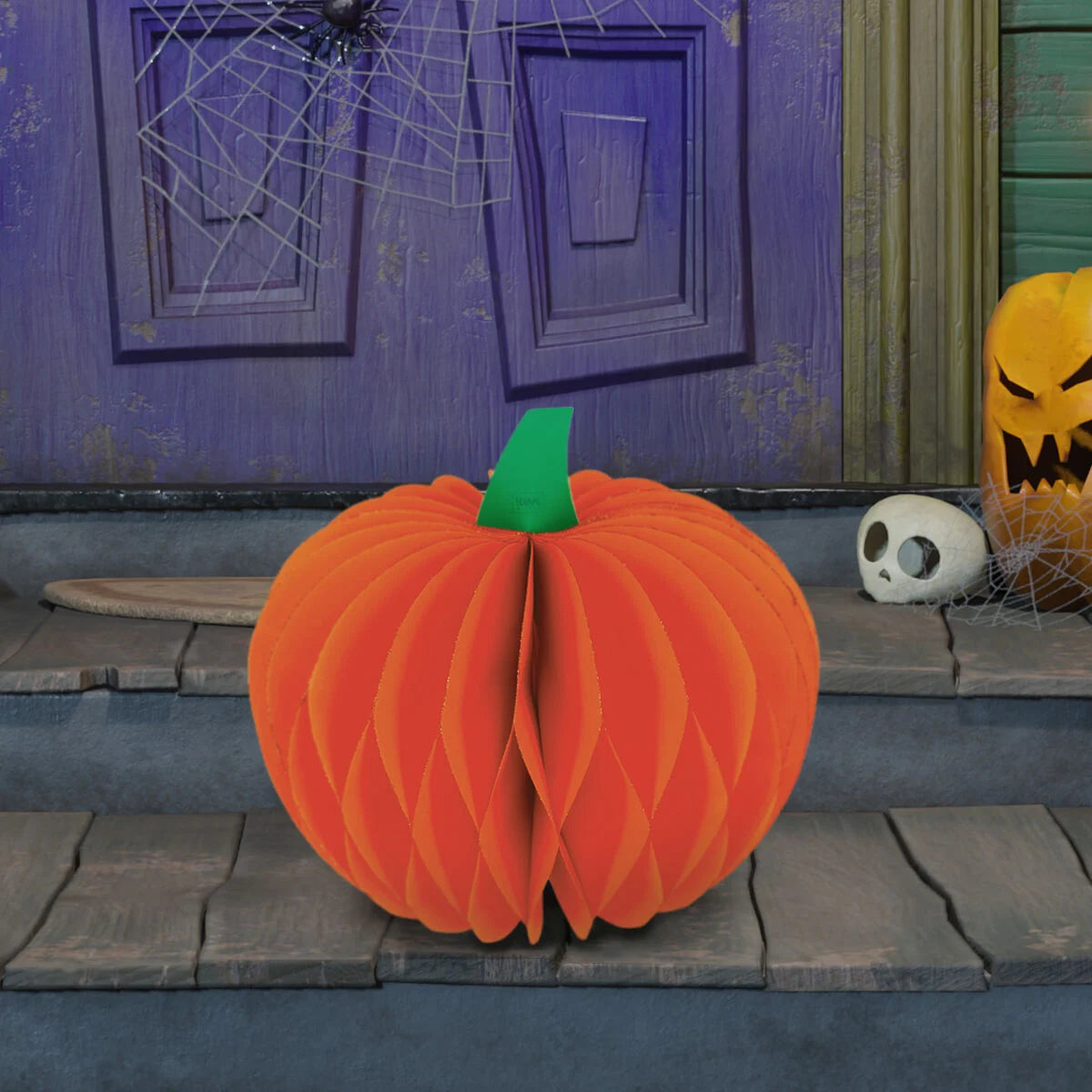 Legami Faltbarer Halloween -Kürbis aus Papier - What a Pumpkin!