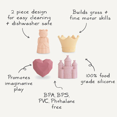 Mushie - Princess Mold Free Bath Spielset