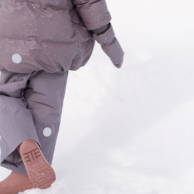 Wheat-PU Puffer Jacket Coast-1036 purple stone stars