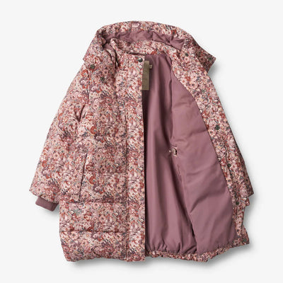 Wheat-Puffer Coat Yrsa-9407 flowers in plenty