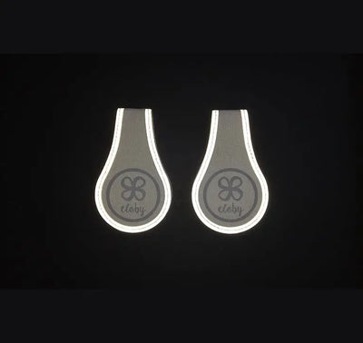 Canvas Reflective Clips-Black/Grey-10x6 cm(folded)