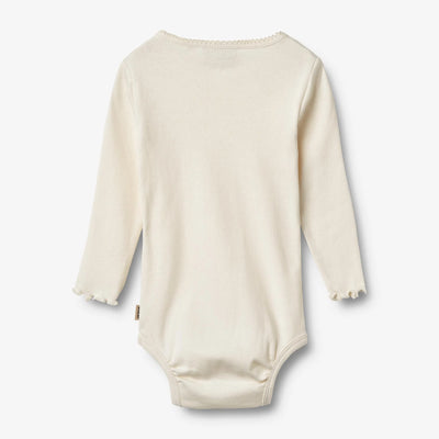 Wheat- Ripp-Body mit langen Ärmeln, Regitze